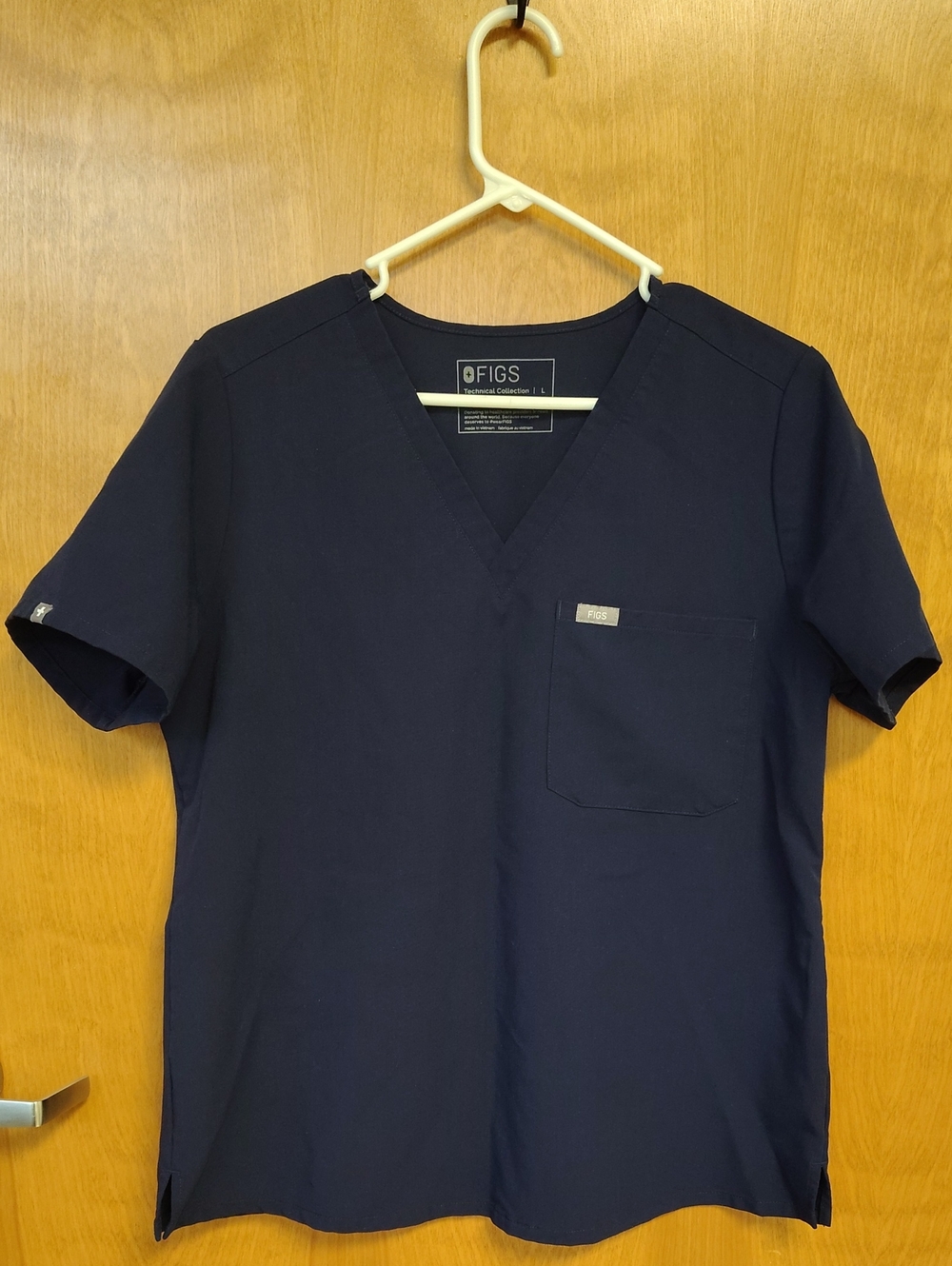 Figs Women’s Navy V-Neck Catarina Scrub Top